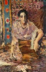 Fortune Teller by Mikhail Vrubel, 1895