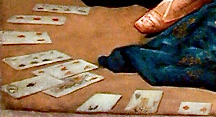 Saltimbanques card spread Saltimbanques card spread