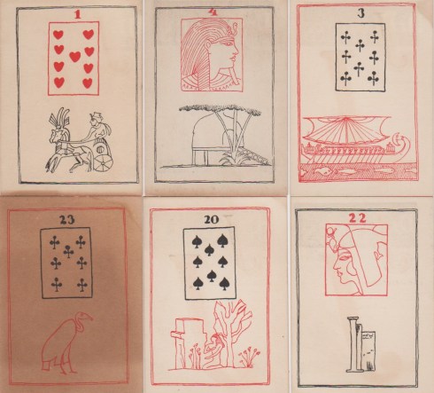 Dr Jayne's Egyptian Cards c1940