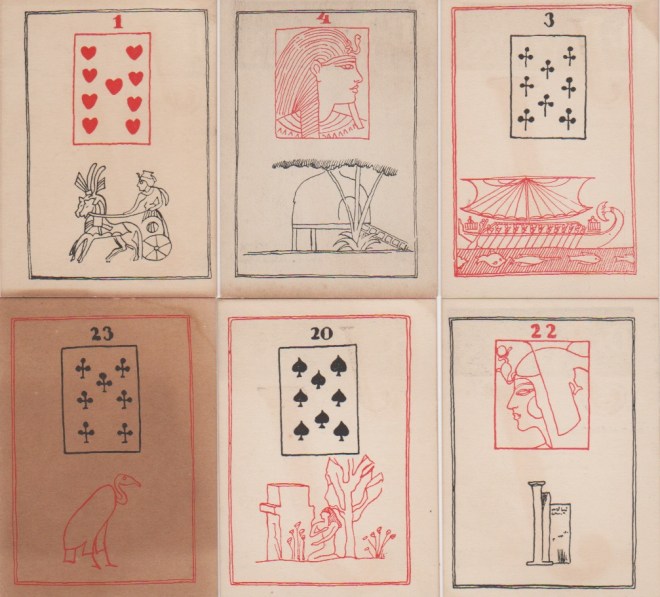 Dr Jayne's Egyptian Cards c1940